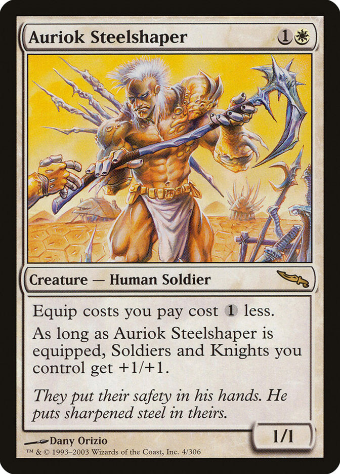 Auriok Steelshaper [Mirrodin] | Shuffle n Cut Hobbies & Games