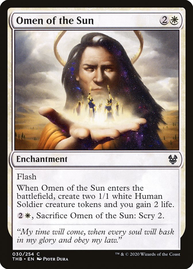 Omen of the Sun [Theros Beyond Death] | Shuffle n Cut Hobbies & Games