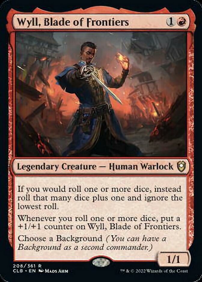 Wyll, Blade of Frontiers [Commander Legends: Battle for Baldur's Gate] | Shuffle n Cut Hobbies & Games