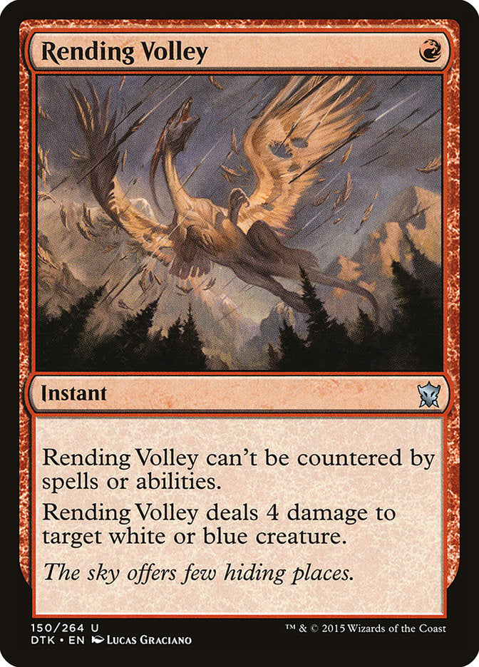 Rending Volley [Dragons of Tarkir] | Shuffle n Cut Hobbies & Games