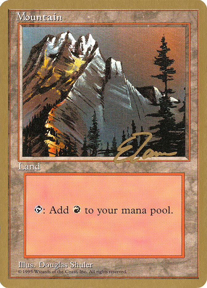 Mountain (et373) (Eric Tam) [Pro Tour Collector Set] | Shuffle n Cut Hobbies & Games