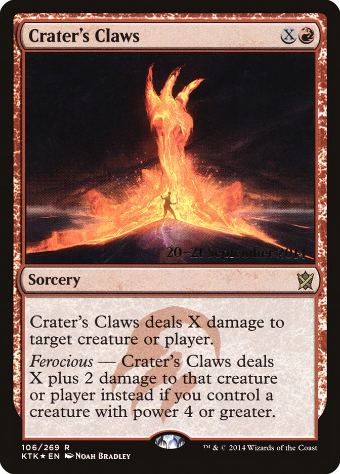 Crater's Claws [Khans of Tarkir Prerelease Promos] | Shuffle n Cut Hobbies & Games