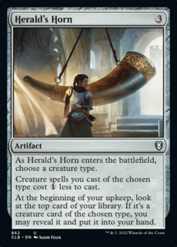 Herald's Horn [Commander Legends: Battle for Baldur's Gate] | Shuffle n Cut Hobbies & Games