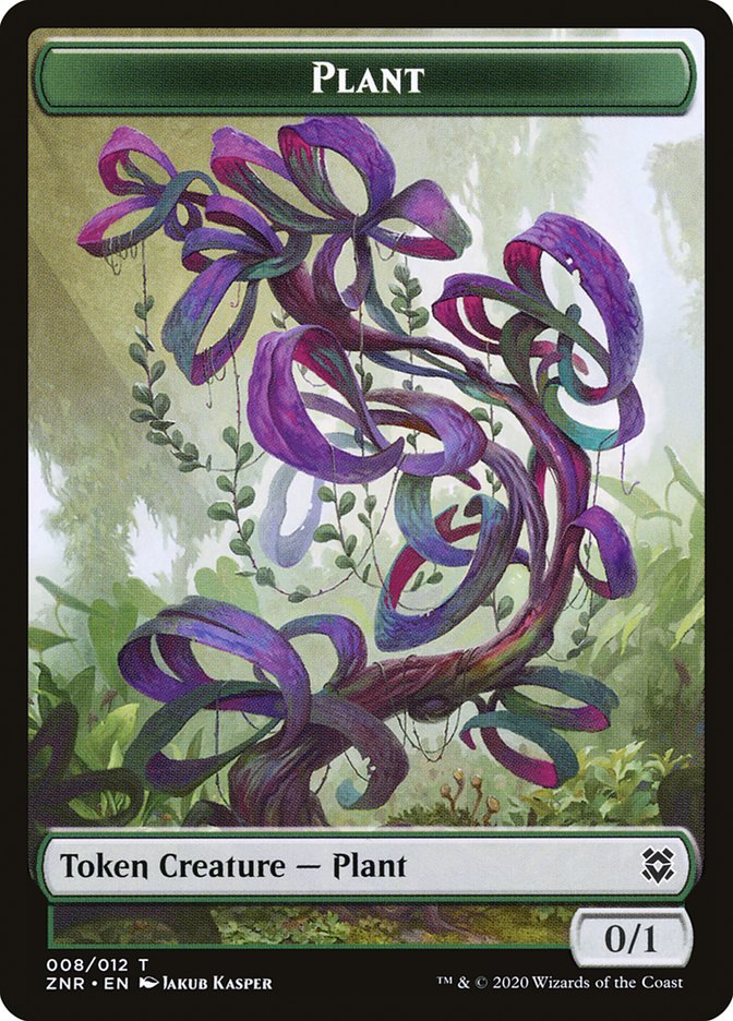 Illusion // Plant Double-Sided Token [Zendikar Rising Tokens] | Shuffle n Cut Hobbies & Games