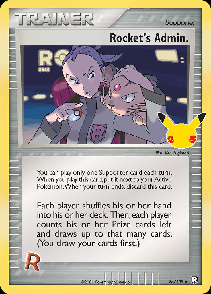Rocket's Admin. (86/109) [Celebrations: 25th Anniversary - Classic Collection] | Shuffle n Cut Hobbies & Games