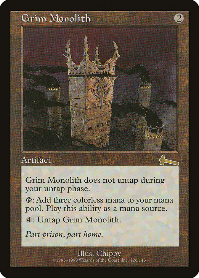 Grim Monolith [Urza's Legacy] | Shuffle n Cut Hobbies & Games