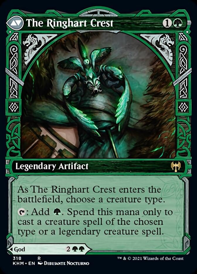 Kolvori, God of Kinship // The Ringhart Crest (Showcase) [Kaldheim] | Shuffle n Cut Hobbies & Games