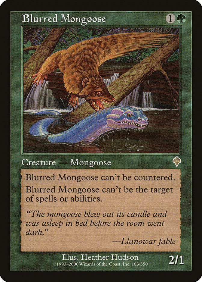 Blurred Mongoose [Invasion] | Shuffle n Cut Hobbies & Games