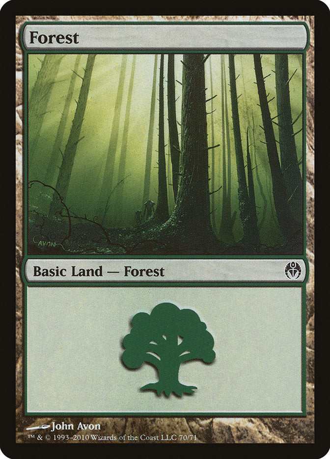Forest (70) [Duel Decks: Phyrexia vs. the Coalition] | Shuffle n Cut Hobbies & Games