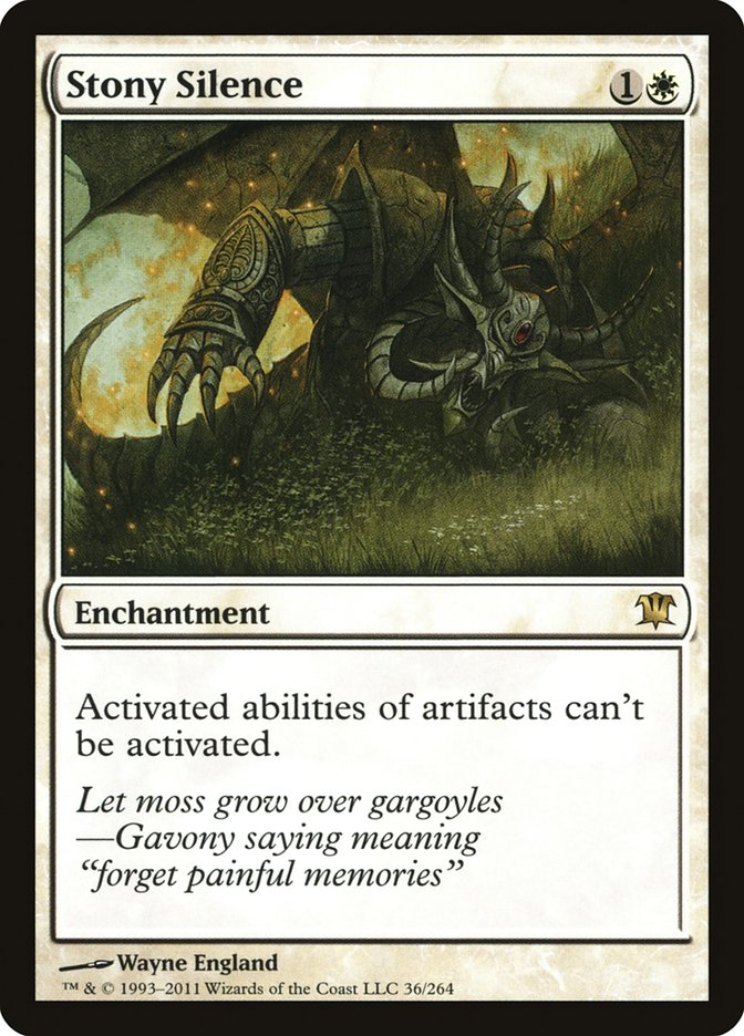 Stony Silence [Innistrad] | Shuffle n Cut Hobbies & Games