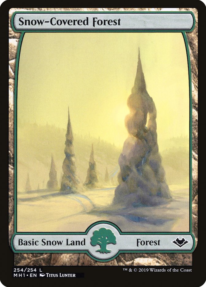 Snow-Covered Forest [Modern Horizons] | Shuffle n Cut Hobbies & Games
