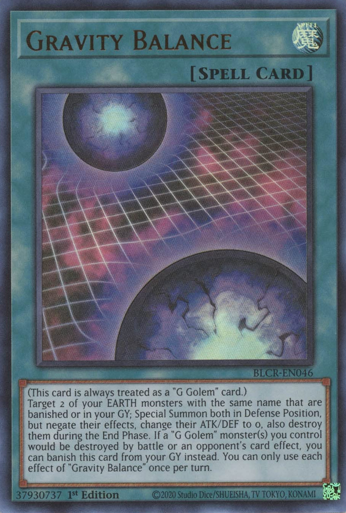 Gravity Balance [BLCR-EN046] Ultra Rare | Shuffle n Cut Hobbies & Games
