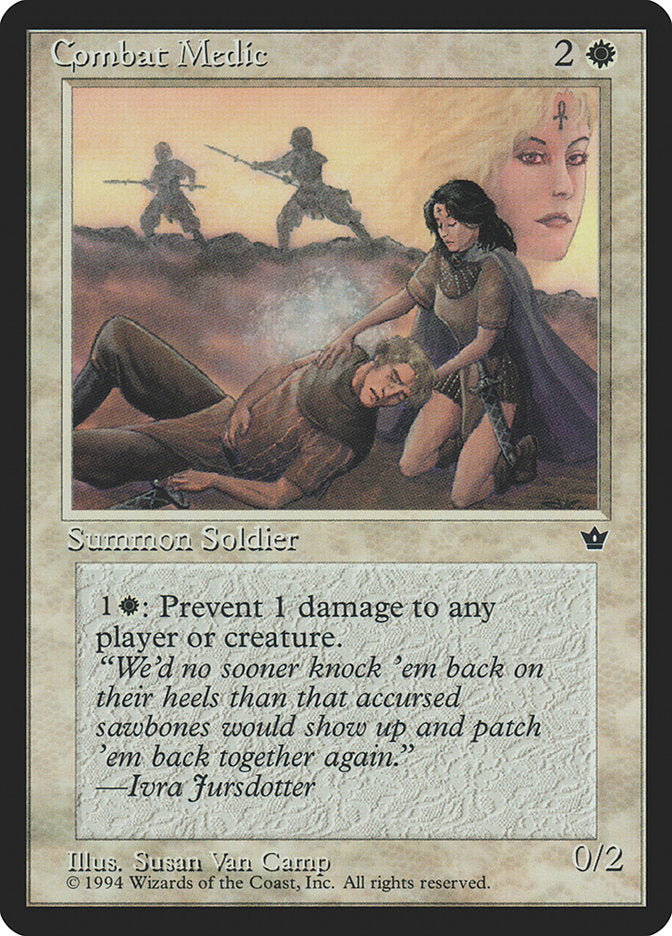 Combat Medic (Susan Van Camp) [Fallen Empires] | Shuffle n Cut Hobbies & Games