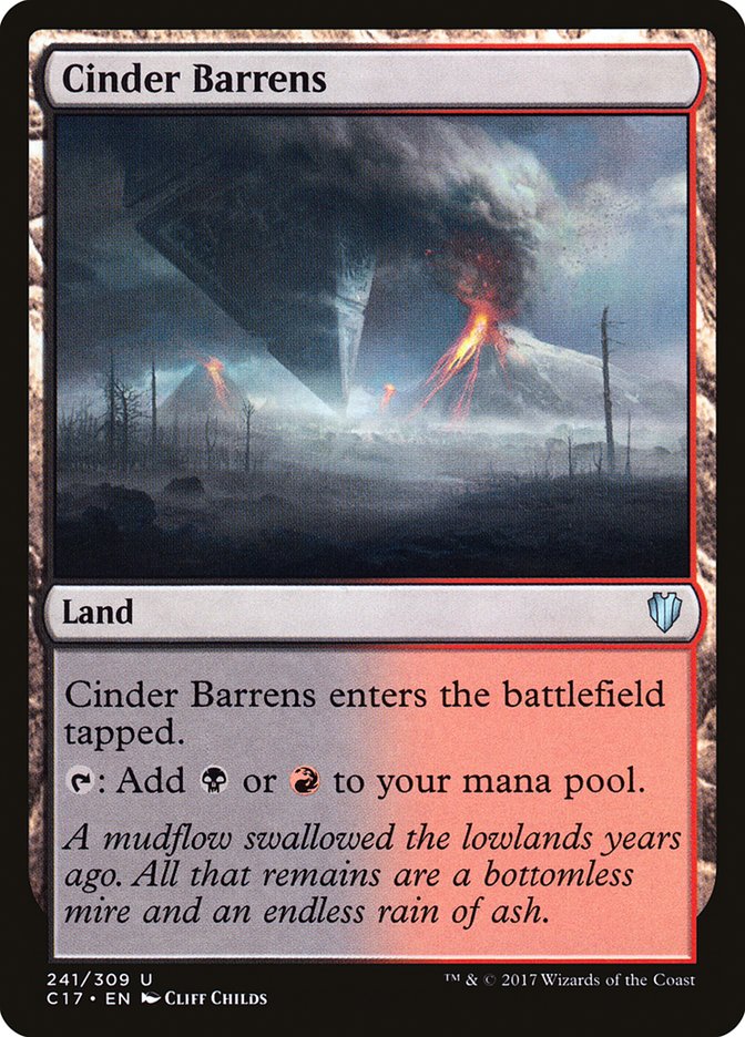 Cinder Barrens [Commander 2017] | Shuffle n Cut Hobbies & Games