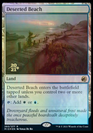 Deserted Beach [Innistrad: Midnight Hunt Prerelease Promos] | Shuffle n Cut Hobbies & Games