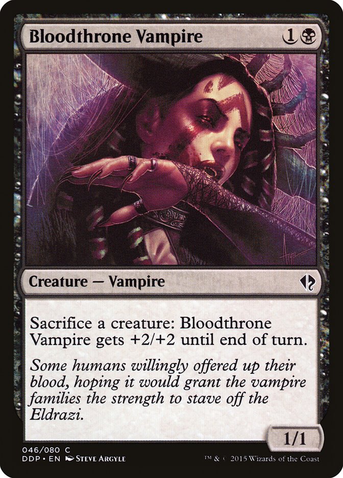 Bloodthrone Vampire [Duel Decks: Zendikar vs. Eldrazi] | Shuffle n Cut Hobbies & Games