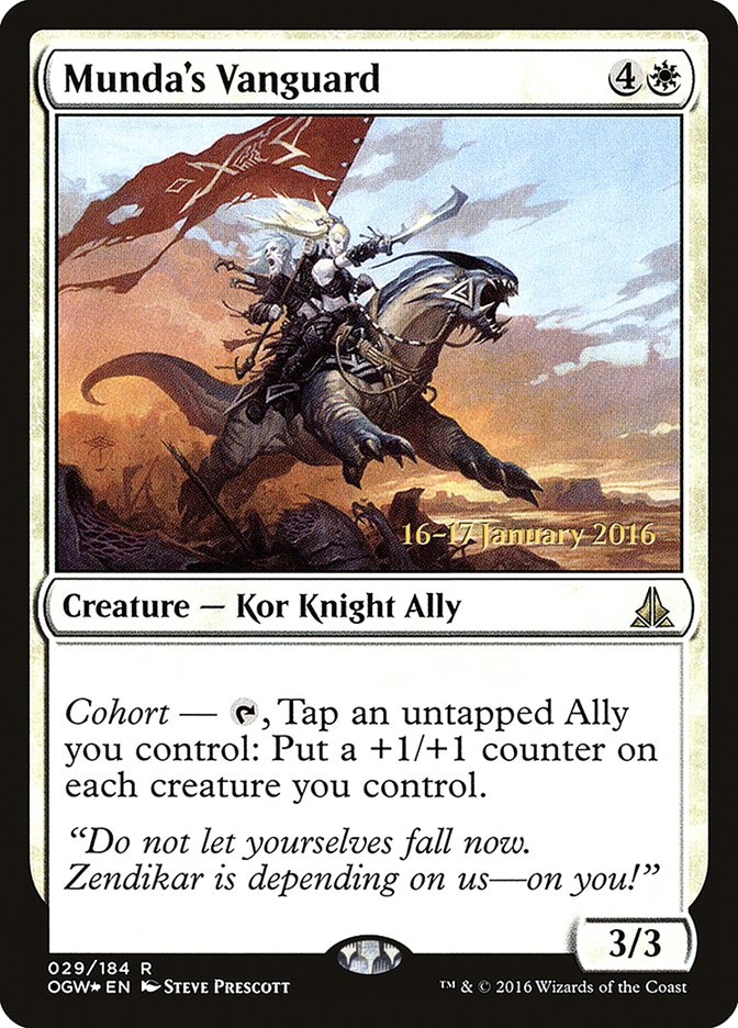 Munda's Vanguard [Oath of the Gatewatch Prerelease Promos] | Shuffle n Cut Hobbies & Games