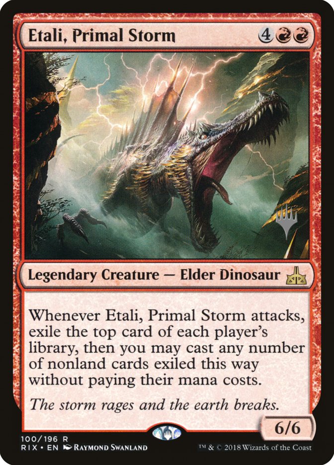 Etali, Primal Storm (Promo Pack) [Rivals of Ixalan Promos] | Shuffle n Cut Hobbies & Games