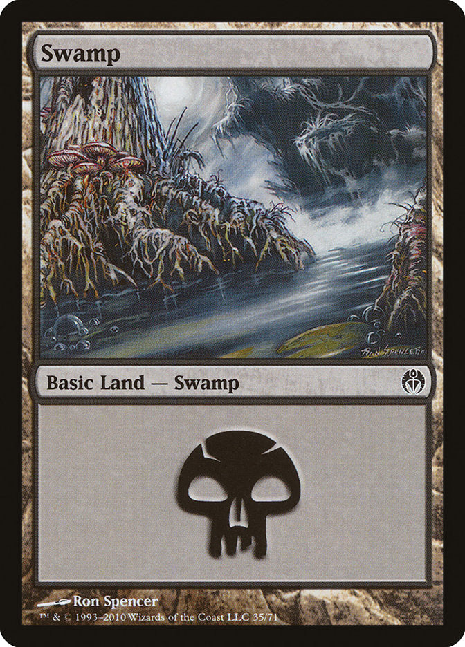 Swamp (35) [Duel Decks: Phyrexia vs. the Coalition] | Shuffle n Cut Hobbies & Games