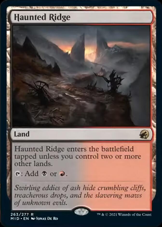 Haunted Ridge [Innistrad: Midnight Hunt] | Shuffle n Cut Hobbies & Games