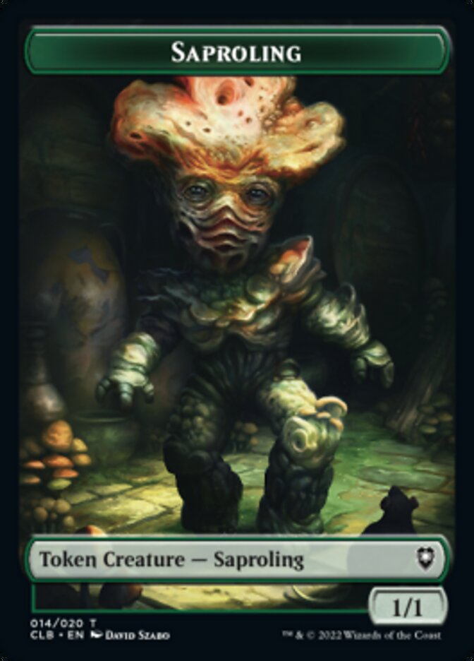 Saproling Token [Commander Legends: Battle for Baldur's Gate Tokens] | Shuffle n Cut Hobbies & Games