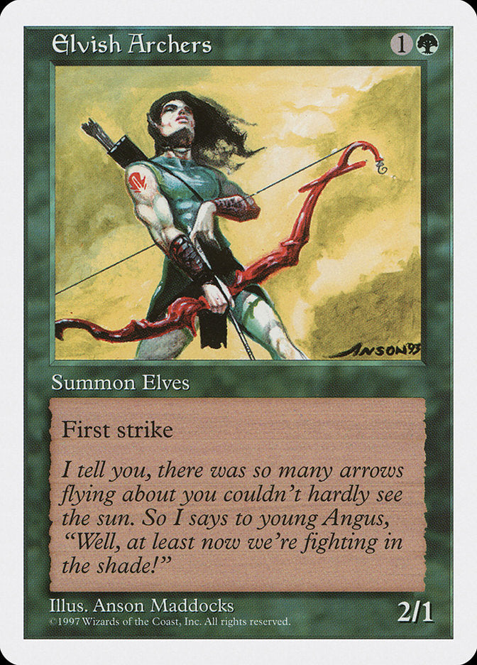 Elvish Archers [Fifth Edition] | Shuffle n Cut Hobbies & Games