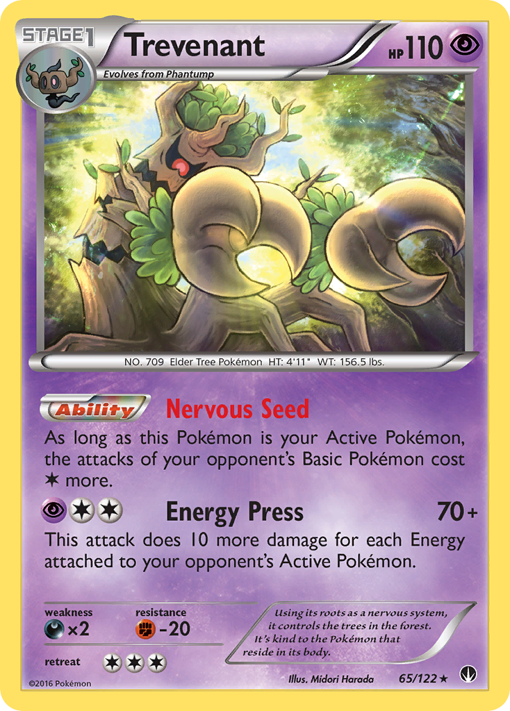 Trevenant (65/122) [XY: BREAKpoint] | Shuffle n Cut Hobbies & Games