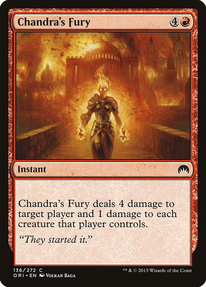 Chandra's Fury [Magic Origins] | Shuffle n Cut Hobbies & Games