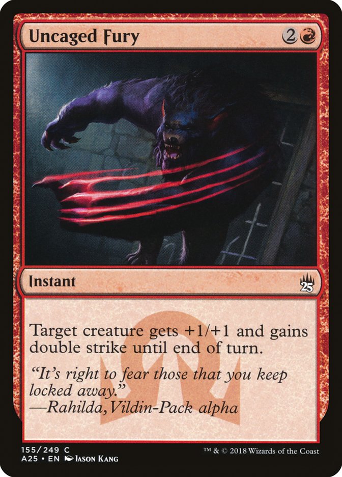 Uncaged Fury [Masters 25] | Shuffle n Cut Hobbies & Games