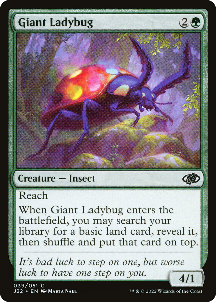 Giant Ladybug [Jumpstart 2022] | Shuffle n Cut Hobbies & Games