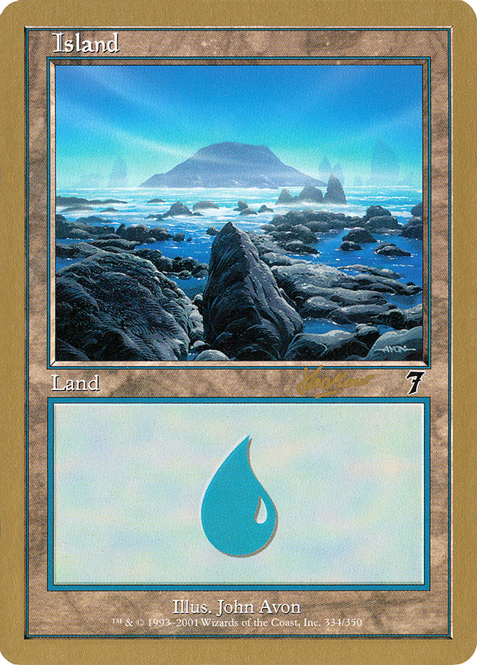 Island (shh334) (Sim Han How) [World Championship Decks 2002] | Shuffle n Cut Hobbies & Games