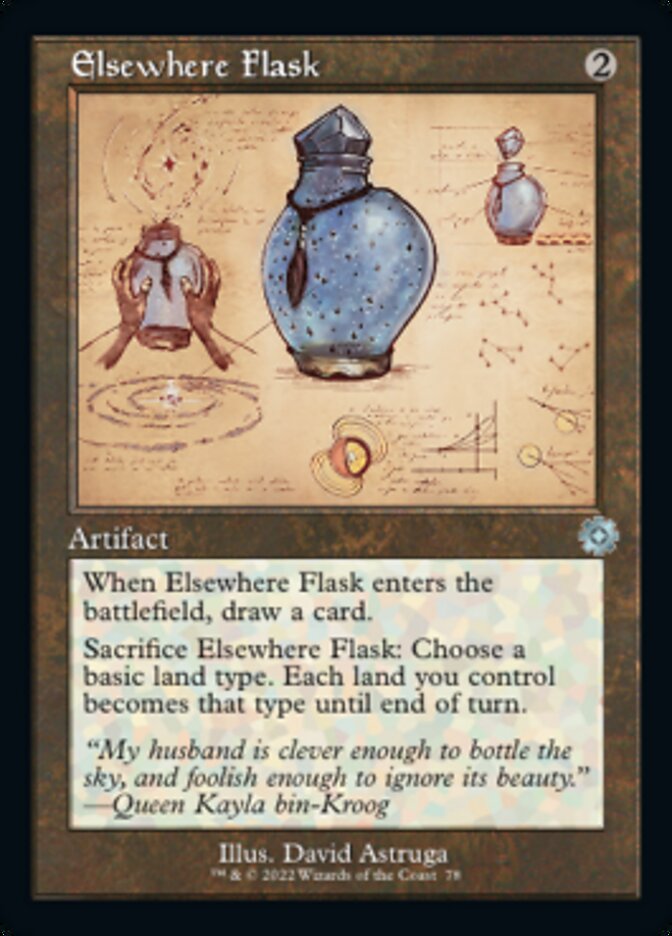 Elsewhere Flask (Retro Schematic) [The Brothers' War Retro Artifacts] | Shuffle n Cut Hobbies & Games