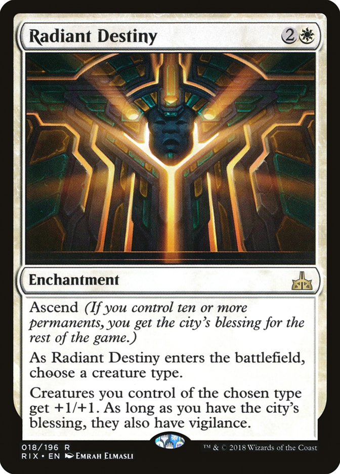 Radiant Destiny [Rivals of Ixalan] | Shuffle n Cut Hobbies & Games