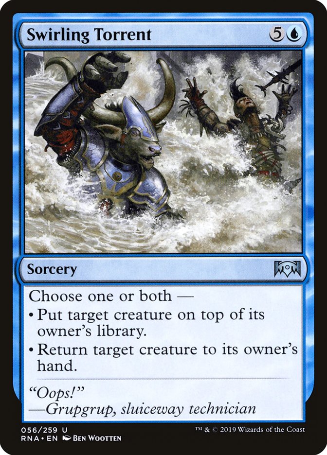 Swirling Torrent [Ravnica Allegiance] | Shuffle n Cut Hobbies & Games