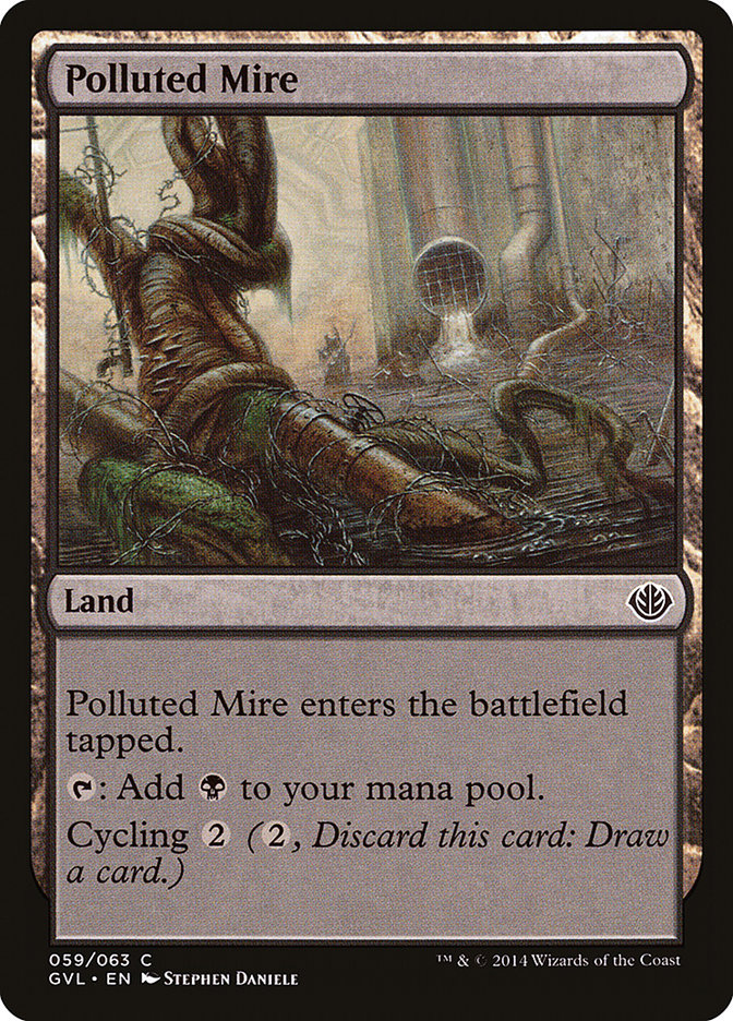 Polluted Mire (Garruk vs. Liliana) [Duel Decks Anthology] | Shuffle n Cut Hobbies & Games