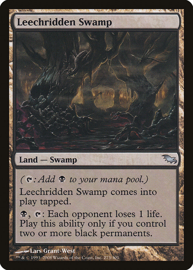 Leechridden Swamp [Shadowmoor] | Shuffle n Cut Hobbies & Games