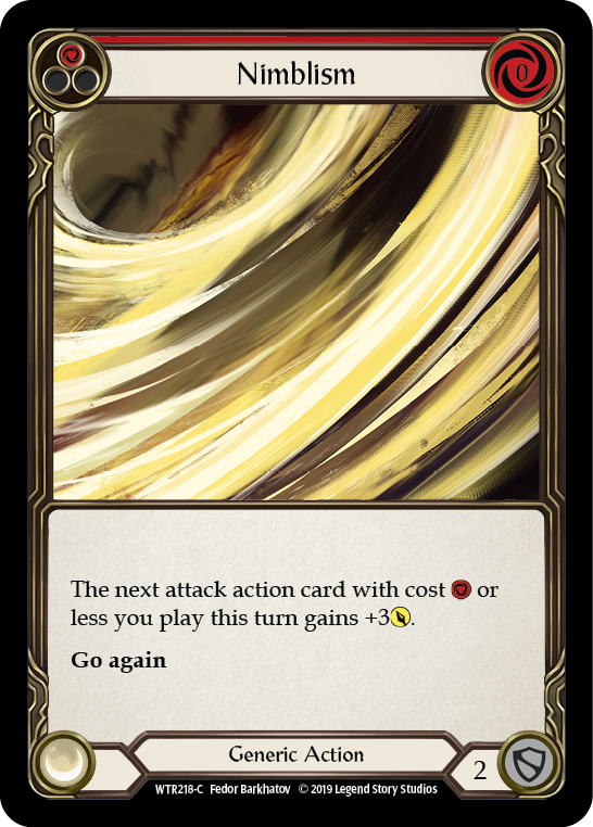 Nimblism (Red) [WTR218-C] Alpha Print Normal | Shuffle n Cut Hobbies & Games