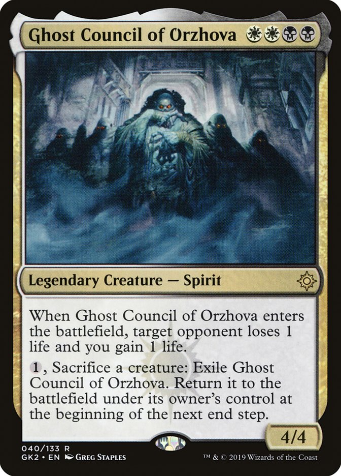 Ghost Council of Orzhova [Ravnica Allegiance Guild Kit] | Shuffle n Cut Hobbies & Games