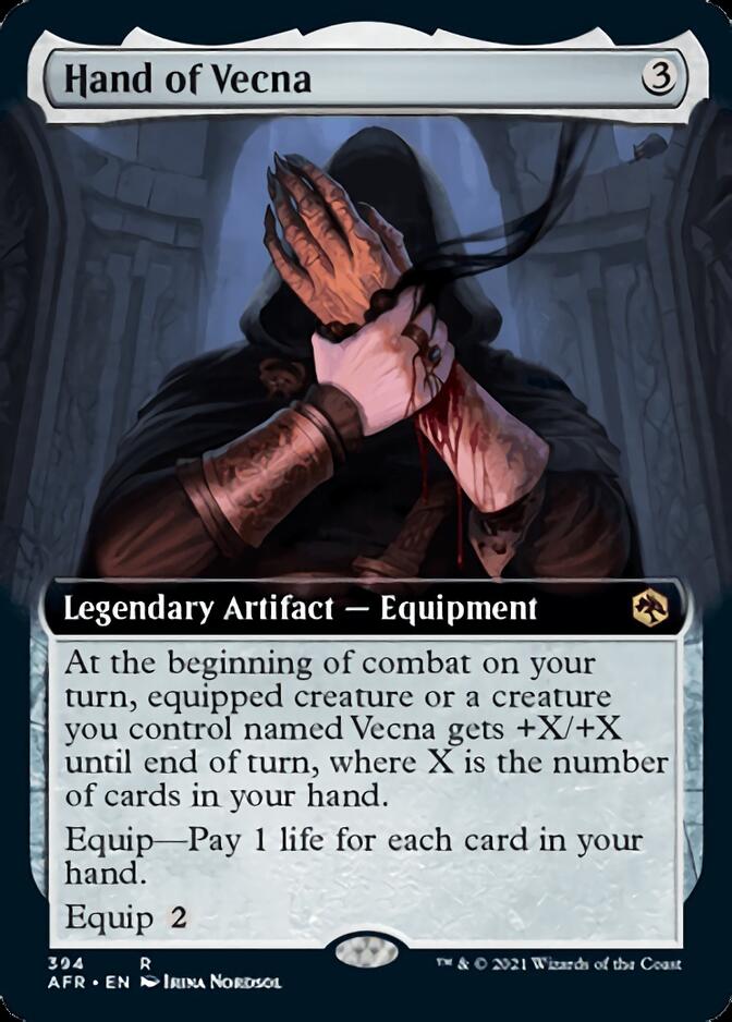 Hand of Vecna (Extended Art) [Dungeons & Dragons: Adventures in the Forgotten Realms] | Shuffle n Cut Hobbies & Games