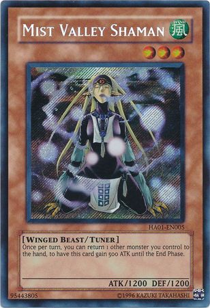 Mist Valley Shaman [HA01-EN005] Secret Rare | Shuffle n Cut Hobbies & Games