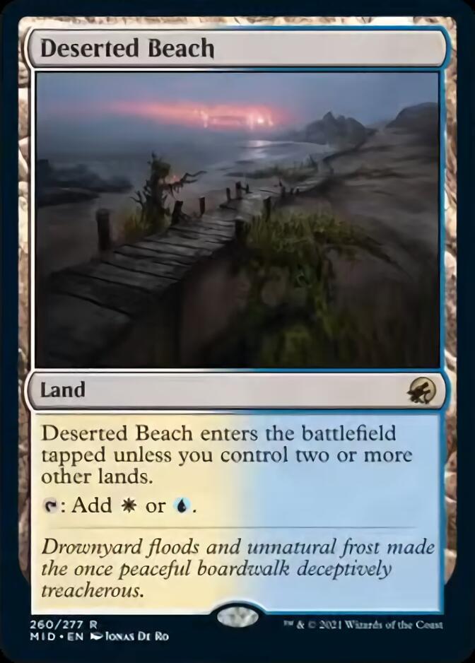 Deserted Beach [Innistrad: Midnight Hunt] | Shuffle n Cut Hobbies & Games