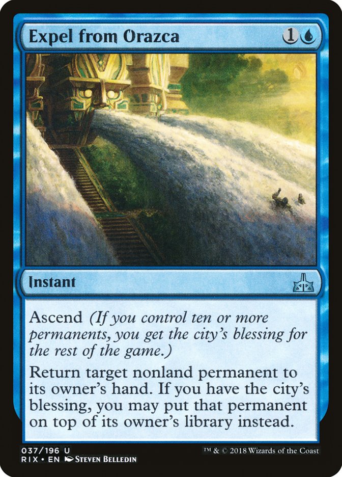 Expel from Orazca [Rivals of Ixalan] | Shuffle n Cut Hobbies & Games