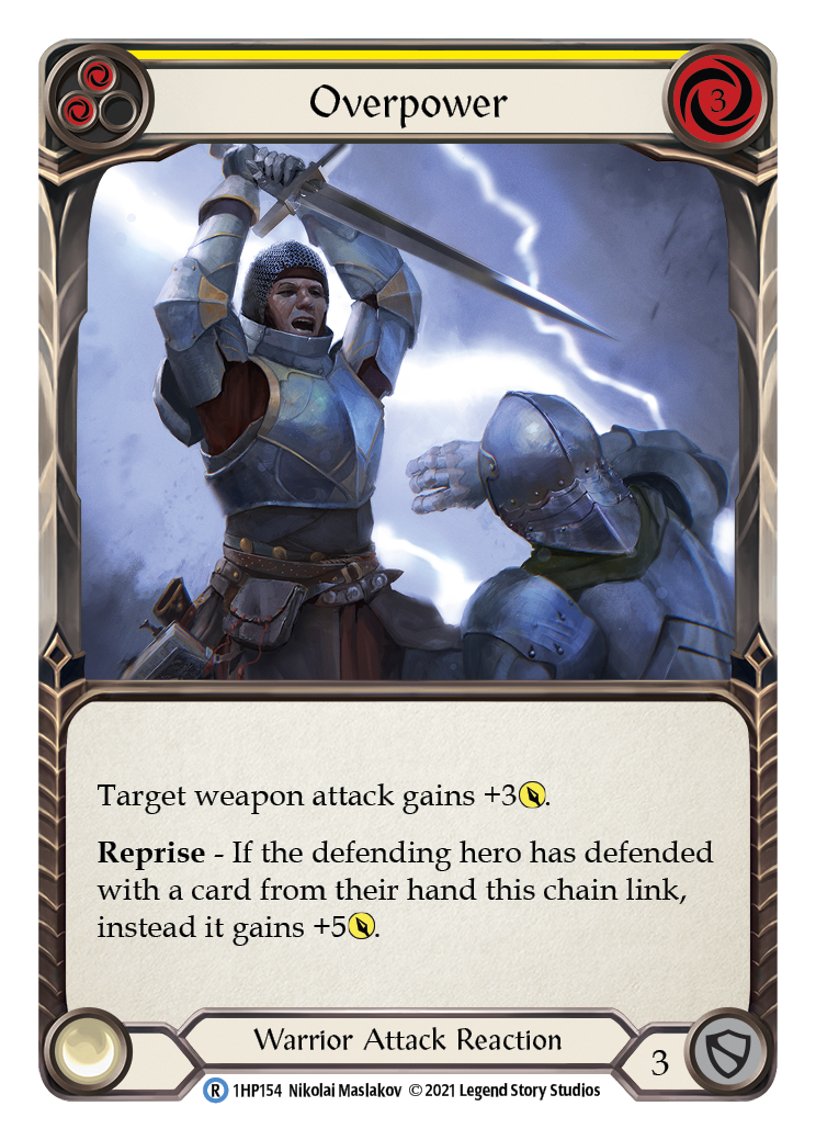 Overpower (Yellow) [1HP154] | Shuffle n Cut Hobbies & Games