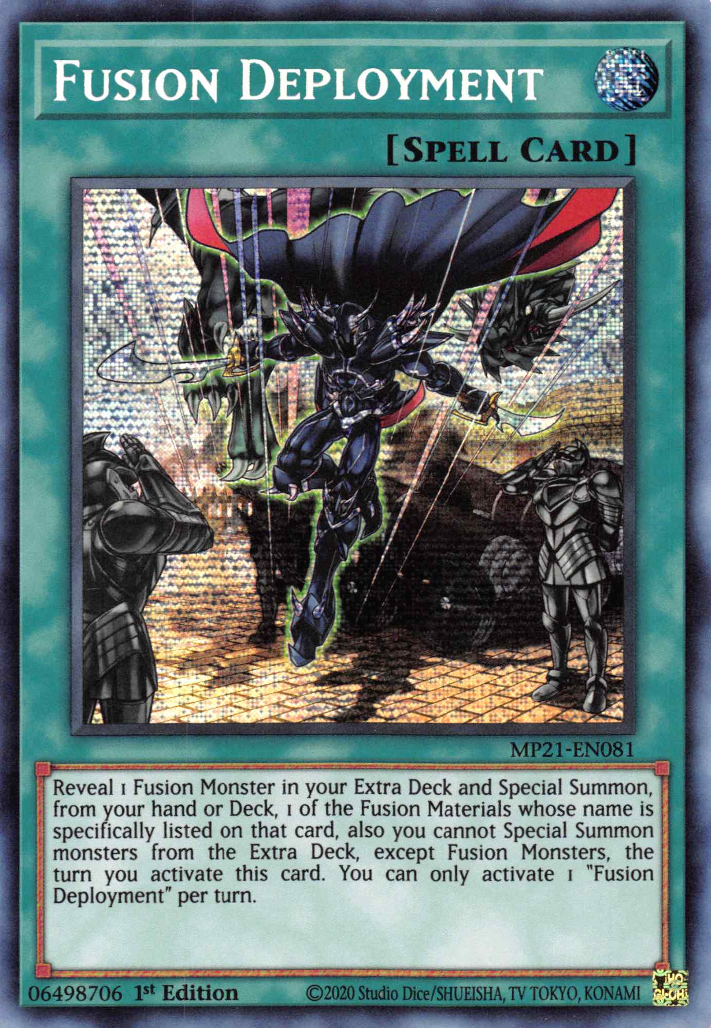 Fusion Deployment [MP21-EN081] Prismatic Secret Rare | Shuffle n Cut Hobbies & Games