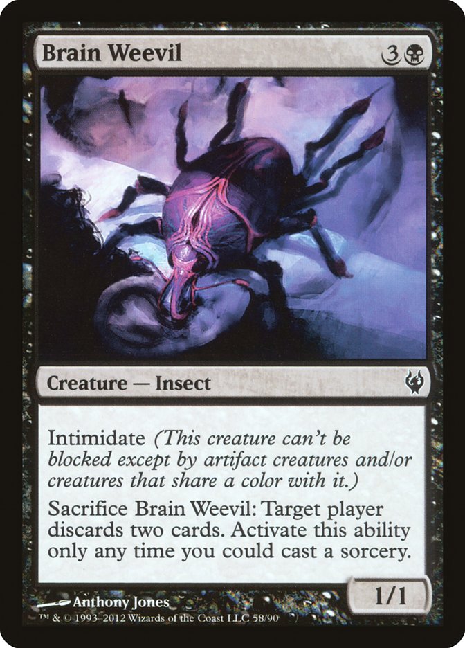 Brain Weevil [Duel Decks: Izzet vs. Golgari] | Shuffle n Cut Hobbies & Games