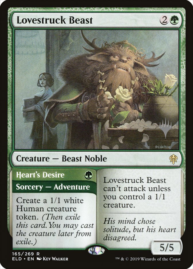 Lovestruck Beast // Heart's Desire (Promo Pack) [Throne of Eldraine Promos] | Shuffle n Cut Hobbies & Games