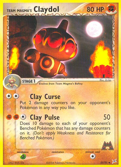 Team Magma's Claydol (33/95) [EX: Team Magma vs Team Aqua] | Shuffle n Cut Hobbies & Games