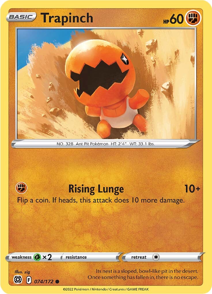 Trapinch (074/172) [Sword & Shield: Brilliant Stars] | Shuffle n Cut Hobbies & Games
