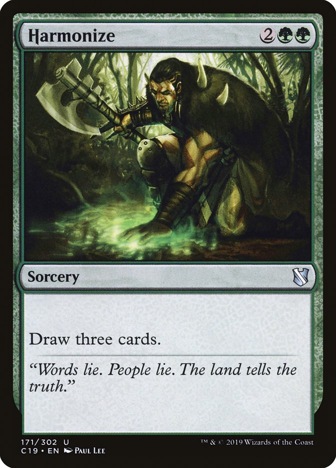 Harmonize [Commander 2019] | Shuffle n Cut Hobbies & Games