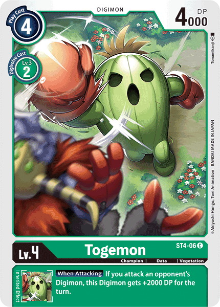 Togemon [ST4-06] [Starter Deck: Giga Green] | Shuffle n Cut Hobbies & Games